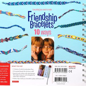 Klutz Friendship Bracelets Craft Kit Multicolored, 10.5″ Length x 0.69″ Width x 9″ Height