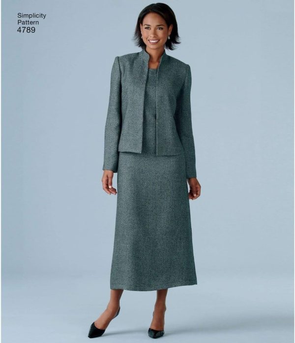 Simplicity 4789 Easy-to-Sew Plus Size Pants, Vest, Jacket and Jumper Sewing Pattern for Women by In K Design, Sizes AA (10 -18) - Image 8