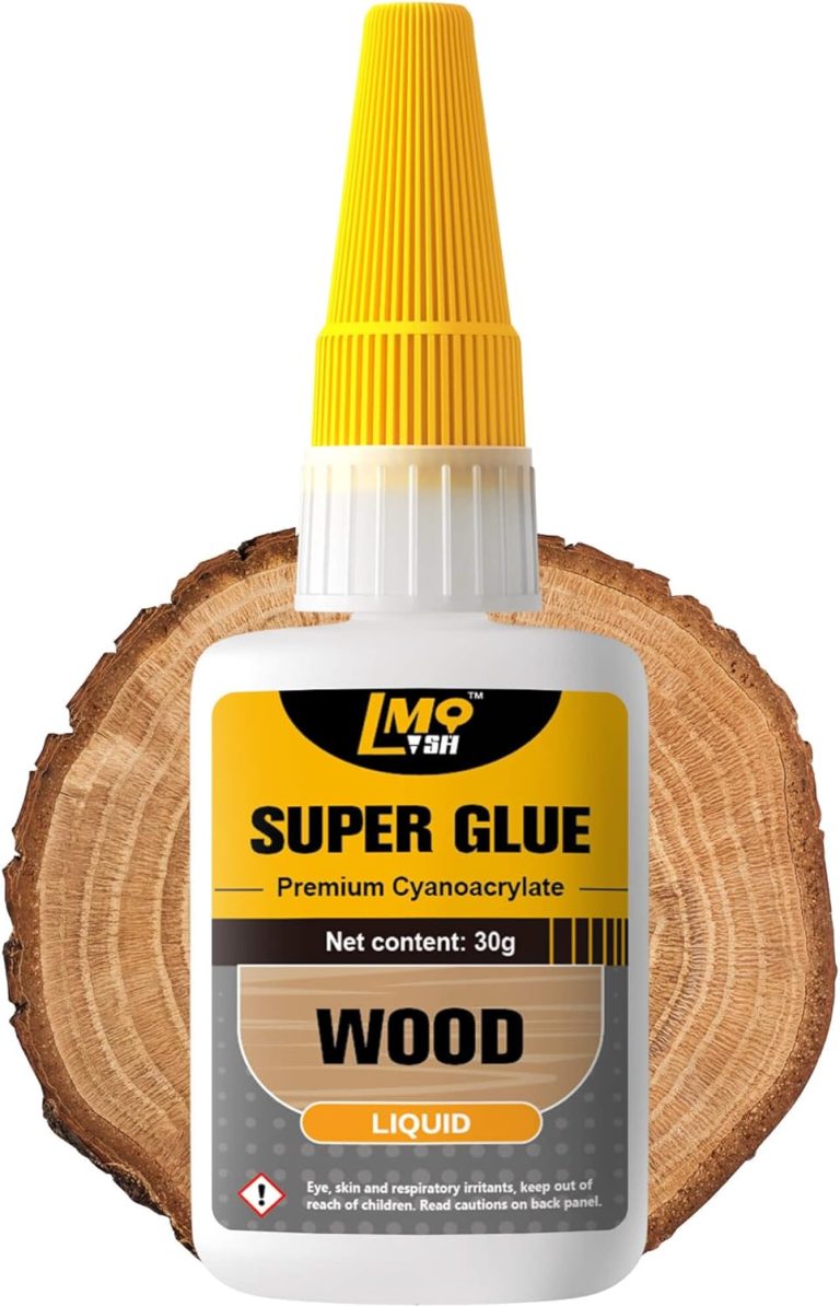 Wood Super Glue Liquid, Clear Instant Cyanoacrylate Adhesive for Wood Crafts Repair Woodworking, All Purpose CA Glue for Shoe Ceramic Plastic Leather Glass Model Metal Pottery Aquarium Porcelain Stone